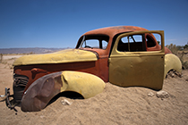 altes Autowrack, Solitaire, Namibia - old car wreck, village of solitaire, namibia
