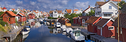Dorf Grundsund, WestkÃ¼ste, Provinz BohuslÃ¤n, Schweden - village of grundsund, westcoast, province bohuslÃ¤n, sweden